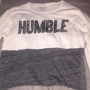 Long sleeve crop top